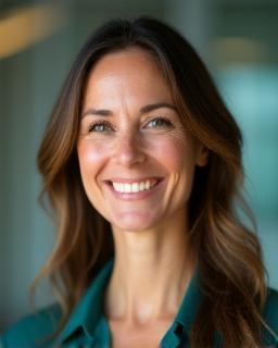 CEO portrait smiling confidently