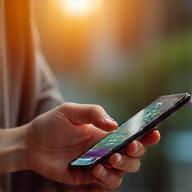 User topping up energy via smartphone app