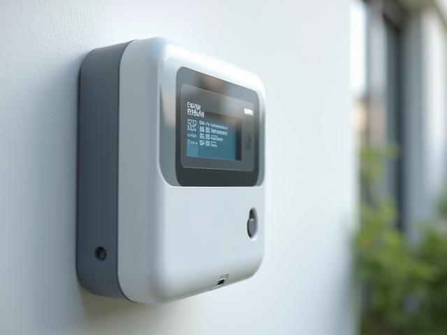 Smart Prepay Electricity Meter installed on wall