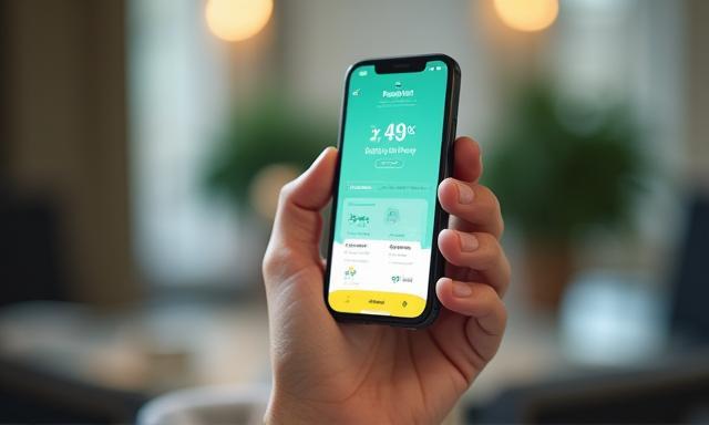 Mobile phone screen showing PrepayPower app interface